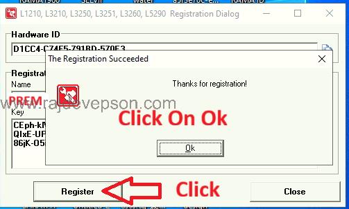 epson reset key l3210